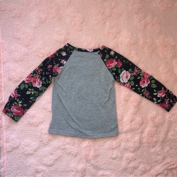 Gray Girls Size 110 4/5 Ain’t No Mama Like The One I Got Long Play Sleeve Shirt - Picture 7 of 7